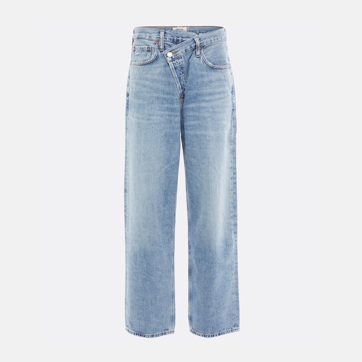 Criss cross upsized jean