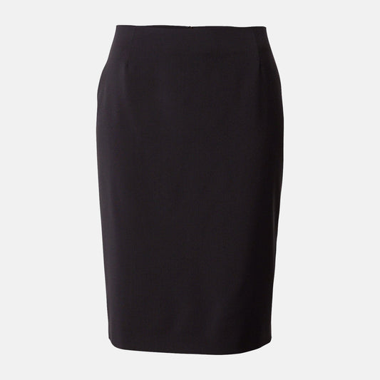 Slim-fit pencil skirt in virgin wool