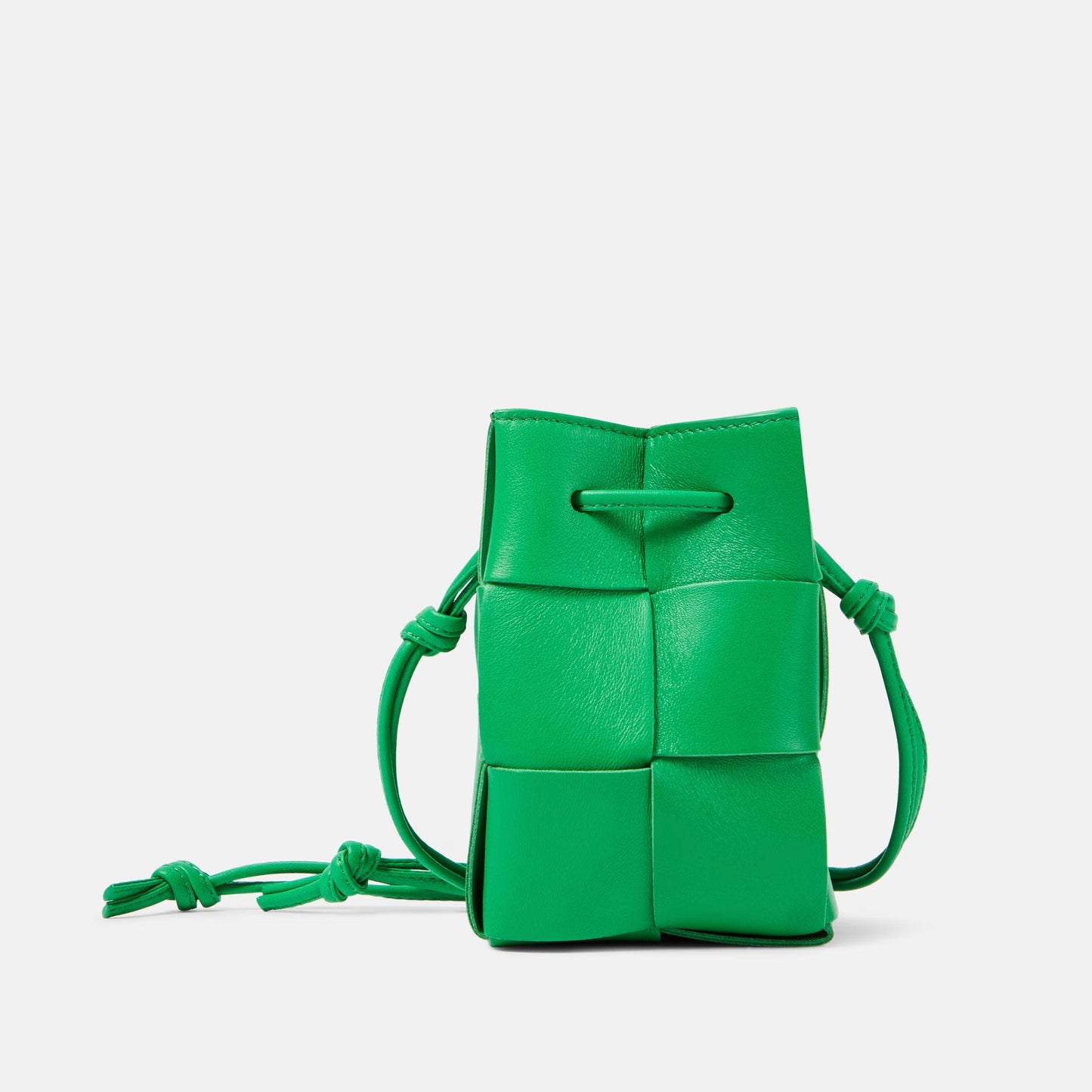 Cassette Mini Leather Bucket Bag