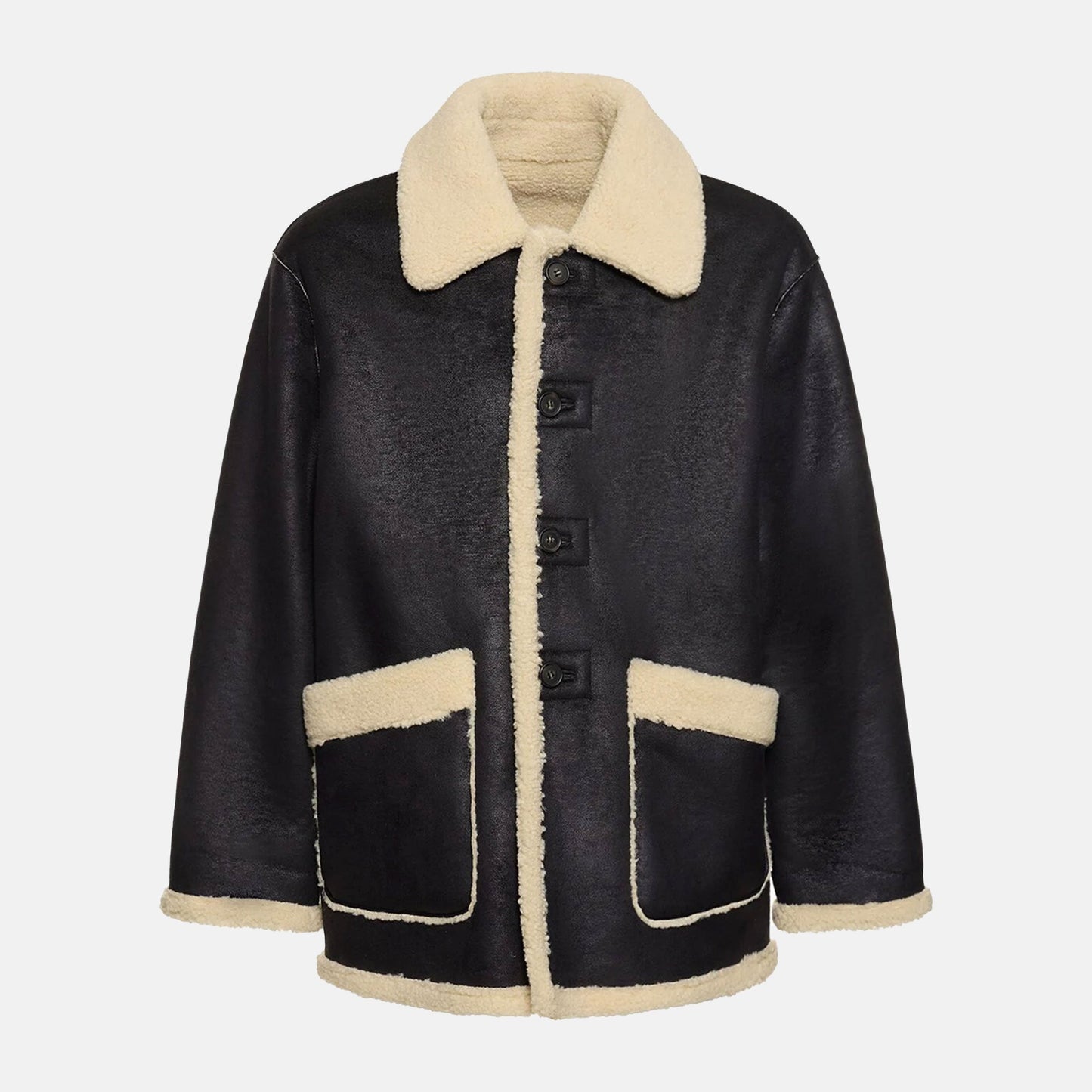 Unisex Reversible Shearling Jacket