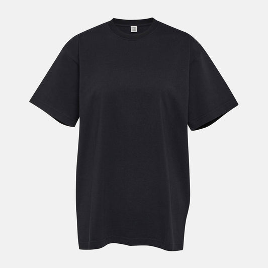 Straight cotton tee