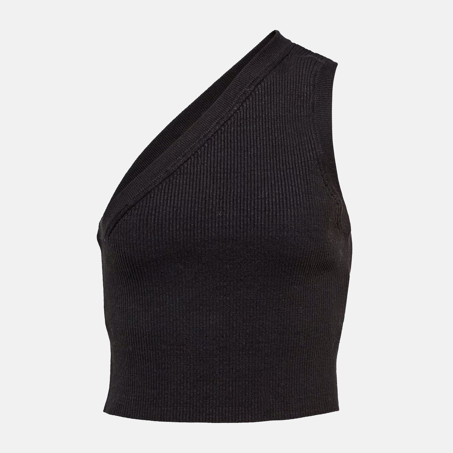 La maille ascu asymmetric crop top