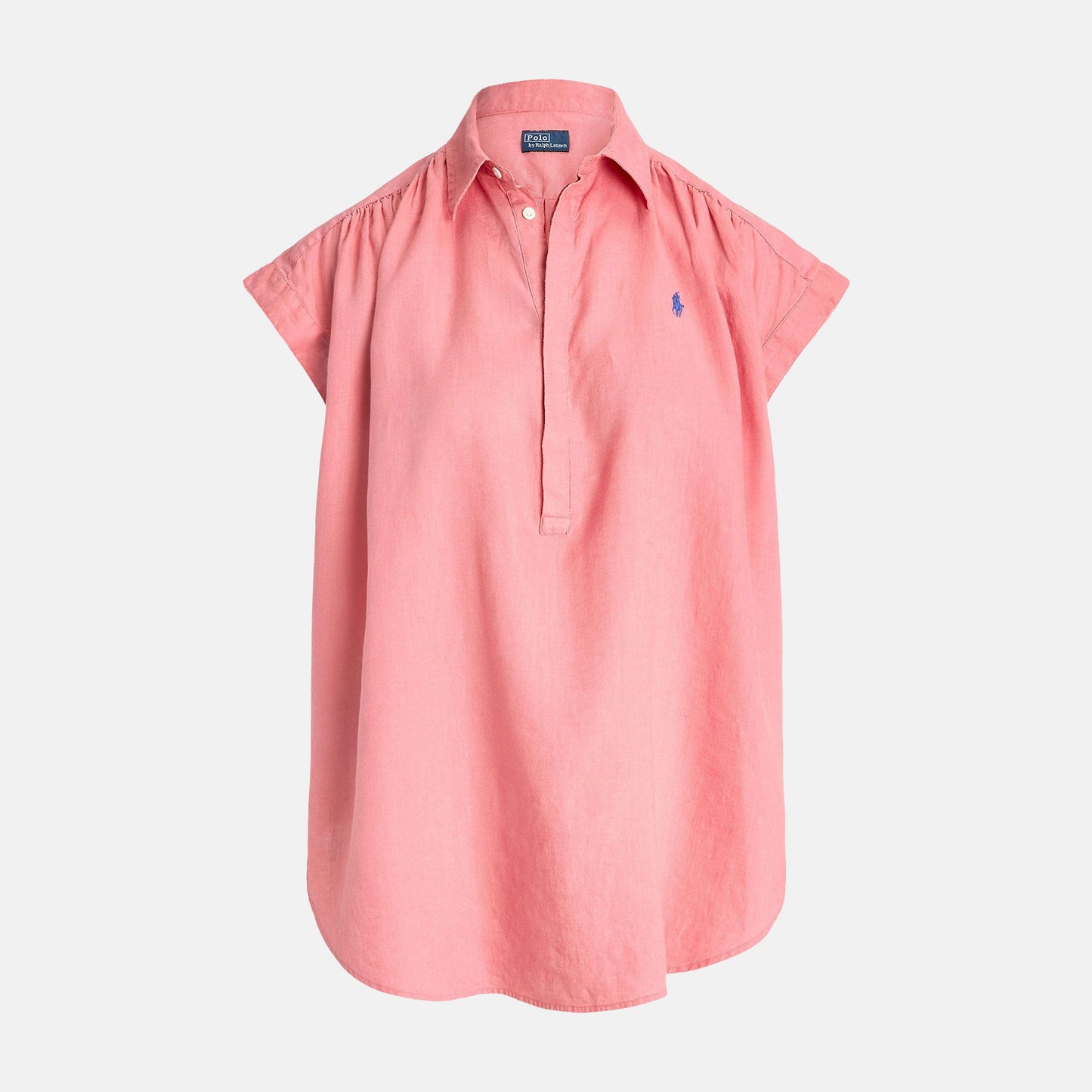 Linen popover shirt