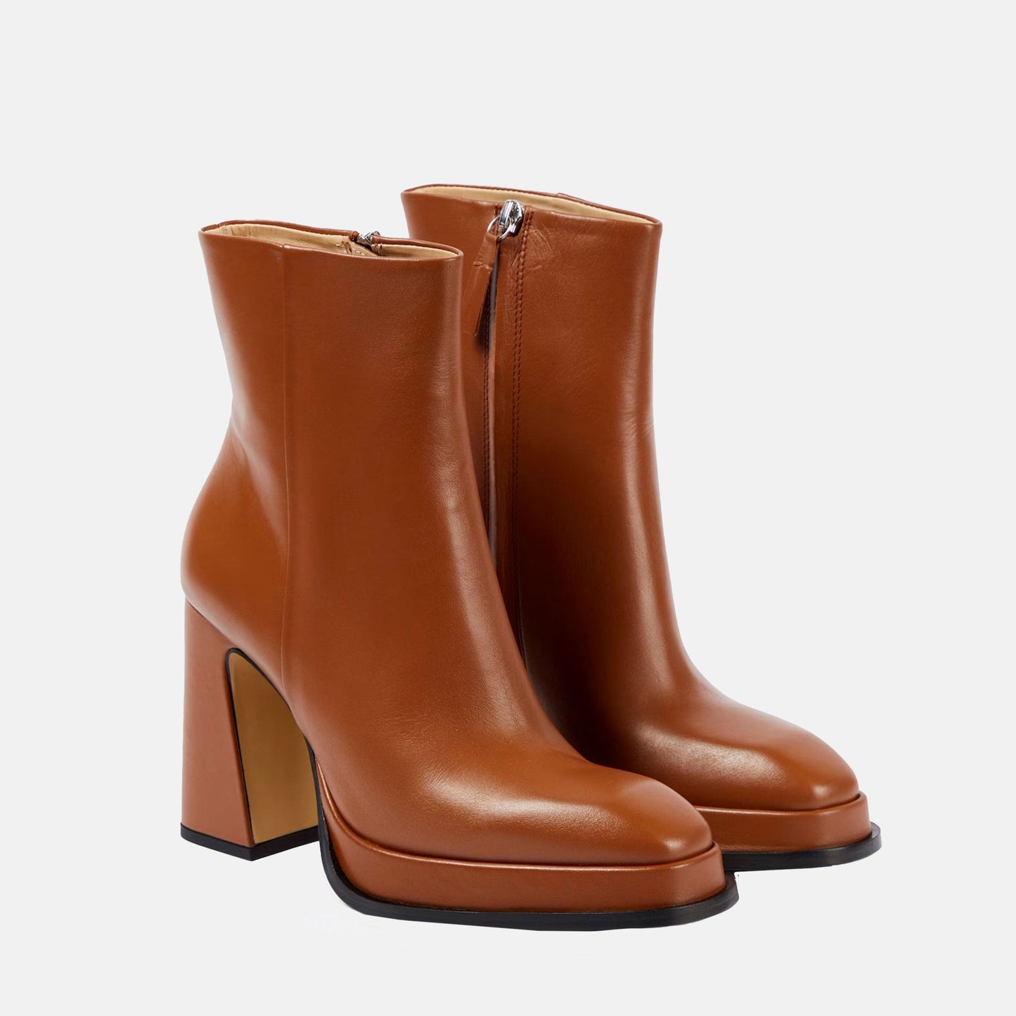 Nova Chueca Leather Ankle Boots