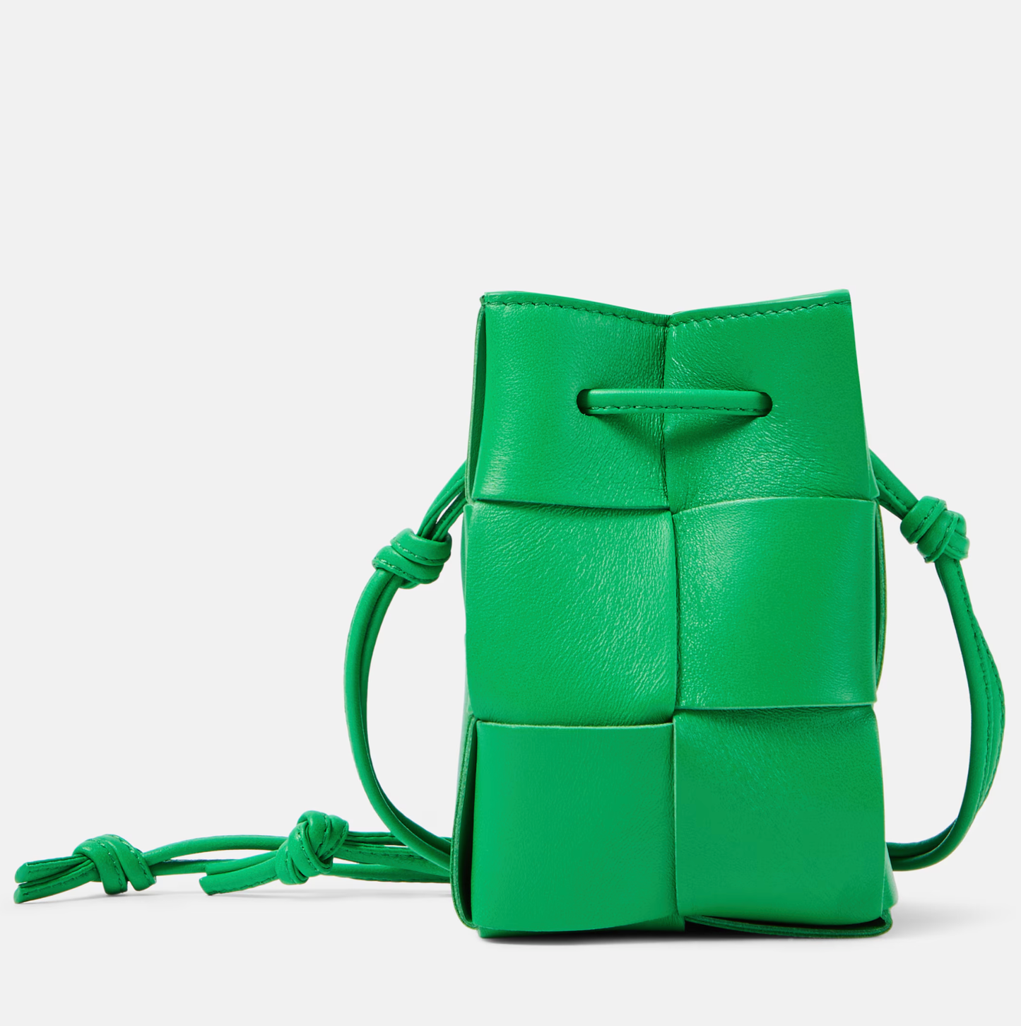 Cassette Mini Leather Bucket Bag