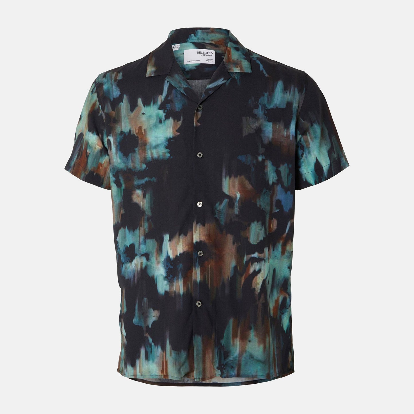 Printed short sleeved shirt