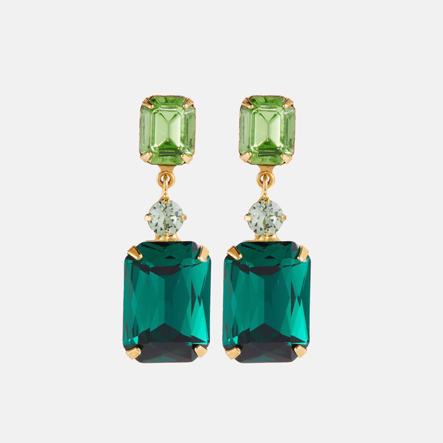 Gemma crystal-embellished stud earrings